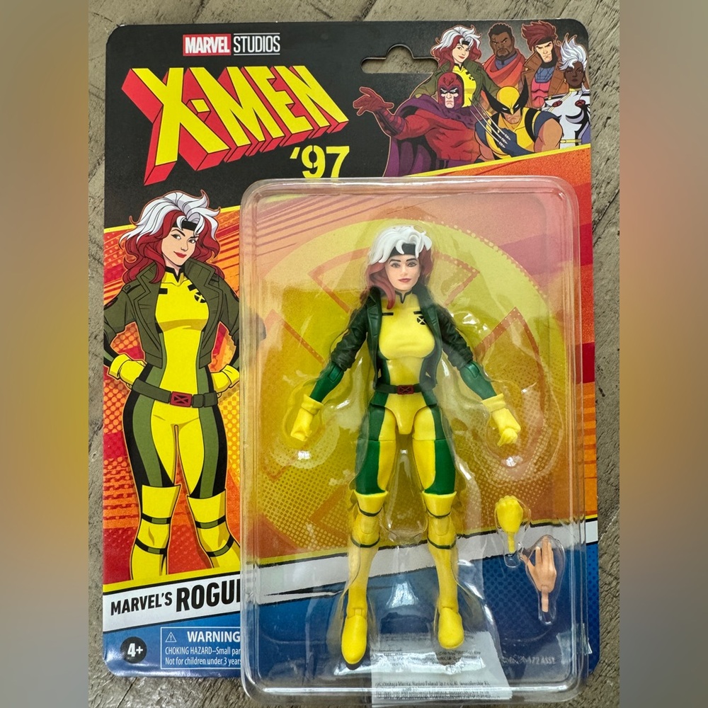 Marvel Legends Rogue Figure — Yellow, Green & White Accent